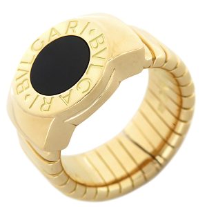 1 Bulgari Ring Tubogas K18YG Gold