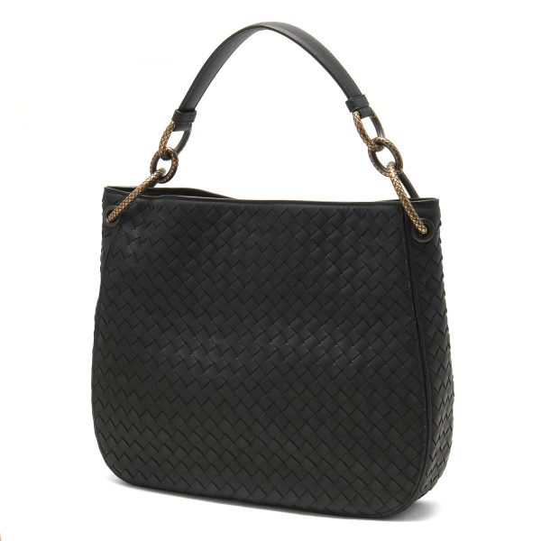 1 Bottega Veneta Shoulder Bag Handbag Bag Loop Black