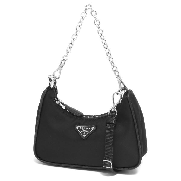 1 Prada Shoulder Bag Mini Bag Handbag Saffiano Black