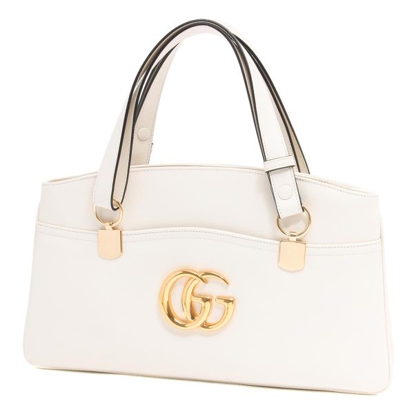 1 Gucci Handbag Ally Large Leather Off White