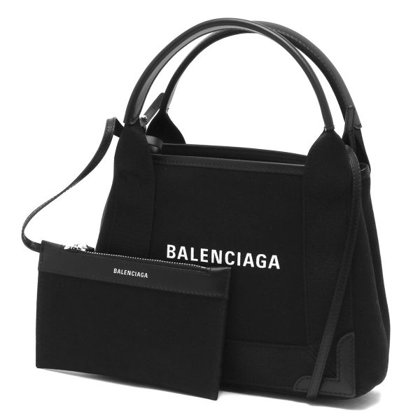 1 Balenciaga Tote Bag Navy Cabas XS Black