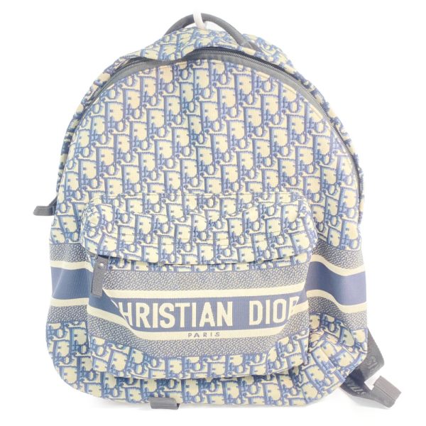 1 Christian Dior Backpack Oblique Jacquard Navy