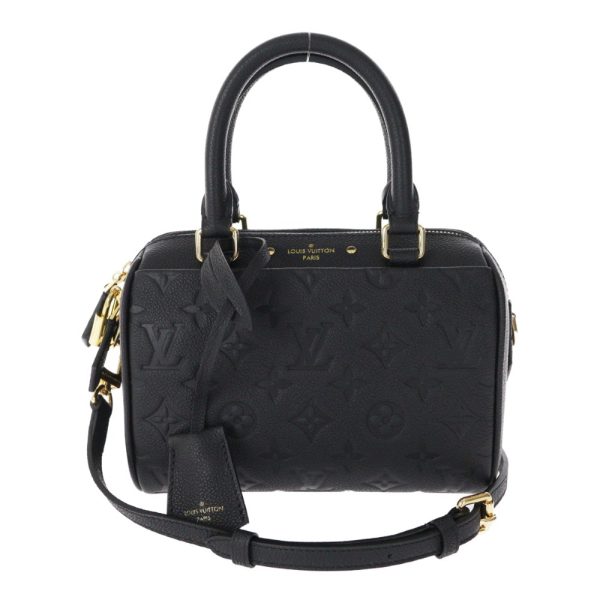 1 Louis Vuitton Empreinte Speedy Bandouliere 20 Handbag Noir Black