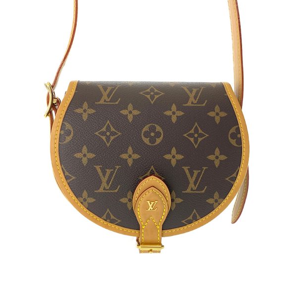 1 Louis Vuitton Monogram Tan Blanc Shoulder Bag Brown