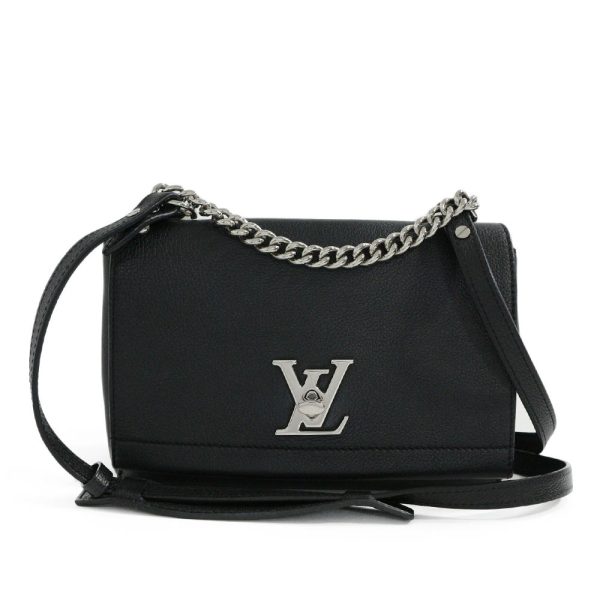 1 Louis Vuitton Lockme BB Chain Shoulder Bag Noir Black