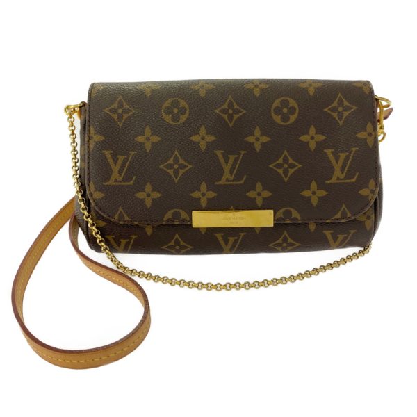 1 Louis Vuitton Monogram Favorite PM Shoulder Bag Brown