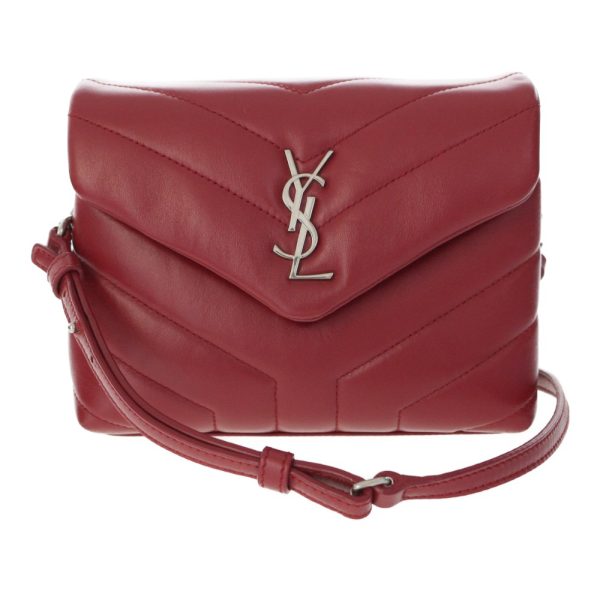 1 Saint Laurent Toy Lulu Shoulder Bag Clutch Red
