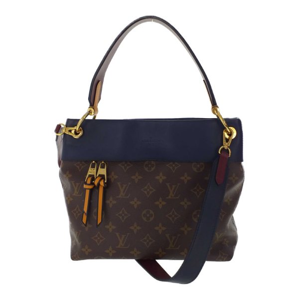 1 Louis Vuitton Monogram Tuile Leaf Busas Shoulder Bag Bordeaux