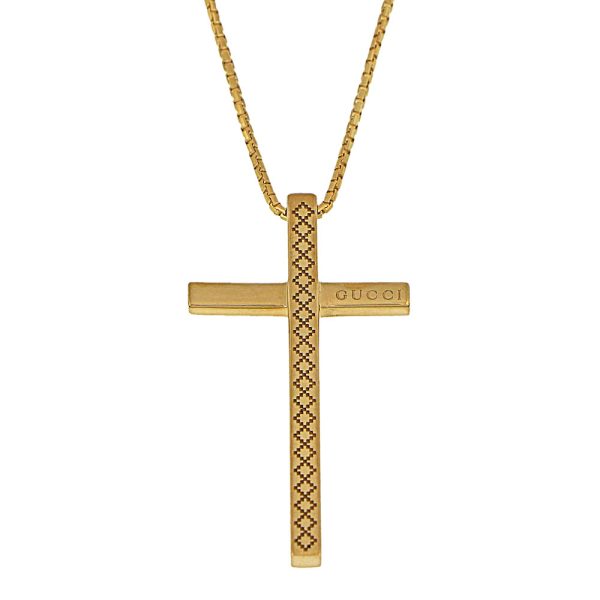 1 Gucci Necklace Pendant K18YG Yellow Gold