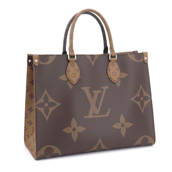 1 Louis Vuitton On the Go MM Monogram Handbag Brown