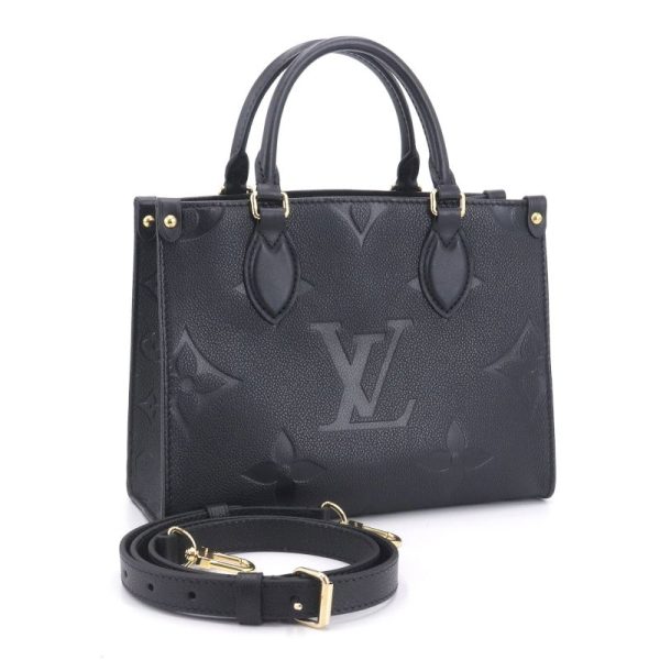 1 Louis Vuitton On the Go PM Monogram Empreinte Handbag Noir Black