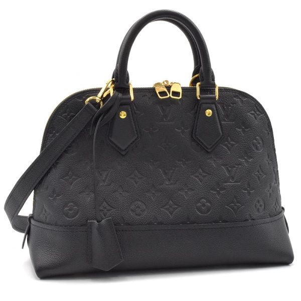 1 Louis Vuitton Neo Alma PM Monogram Empreinte Handbag Noir Black