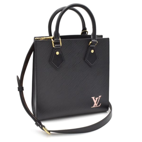 1 Louis Vuitton SacPlat BB Epi Leather Crossbody Bag Noir Black