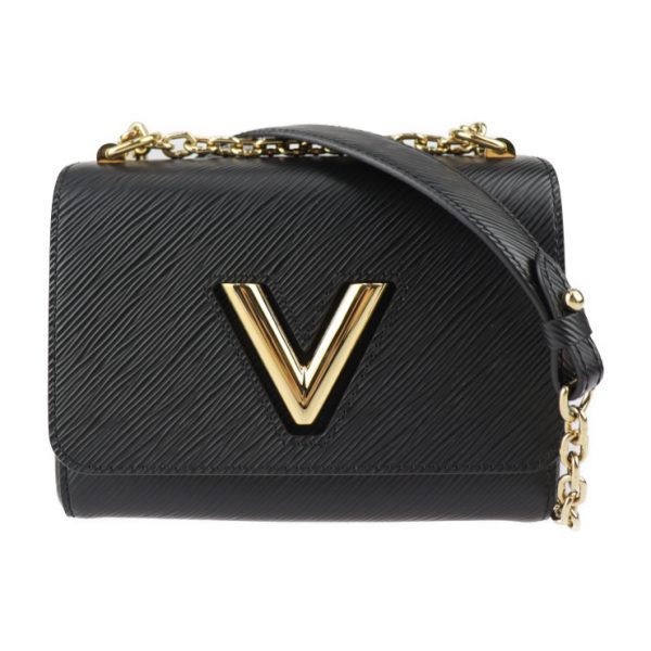 1 Louis Vuitton Twist PM Epi Leather Shoulder Bag Noir Black