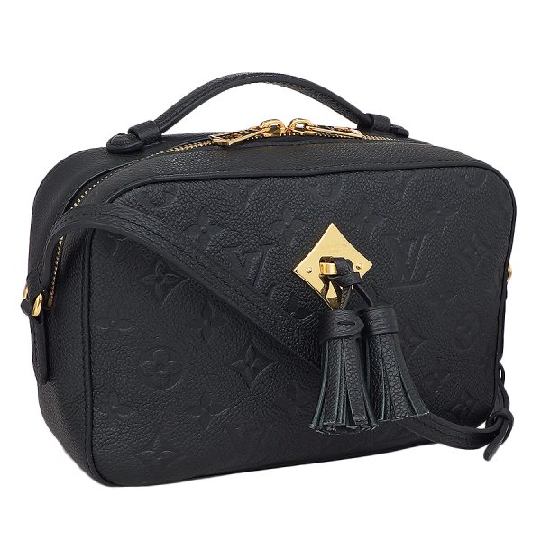 1 Louis Vuitton Saintonge Shoulder Bag Empreinte Leather Noir Black