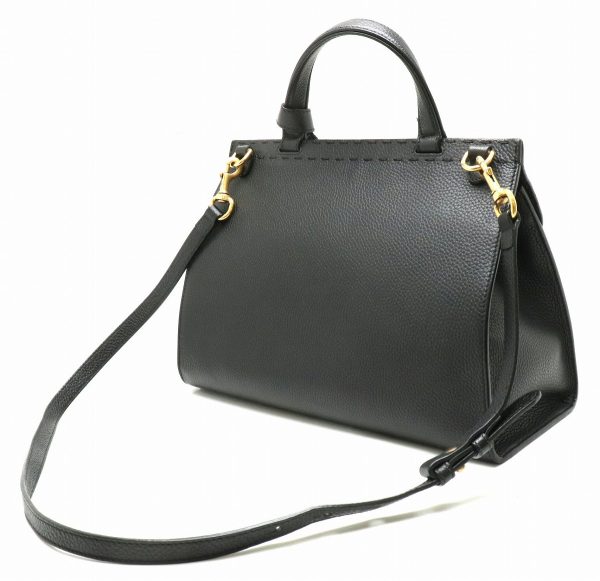 11890542 1 GUCCI GG Marmont Leather Shoulder Bag Black