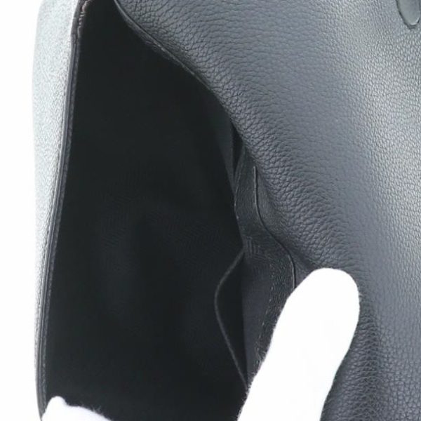1240002019080 6 Loewe Military Bum Bag Shoulder Messenger Bag Black Leather