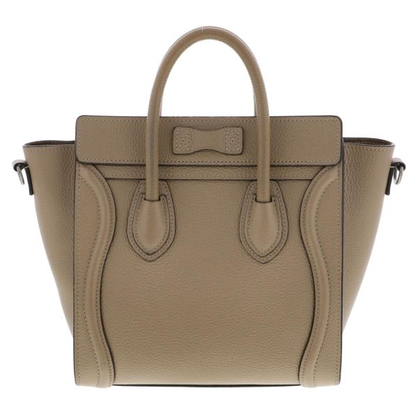 1240002021266 4 Celine Luggage Nano Shopper Bag Hand Shoulder Messenger Bag Beige