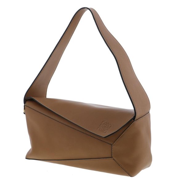 1240004025163 2 Loewe Brown Puzzle Hobo Shoulder Bag Messenger Bag