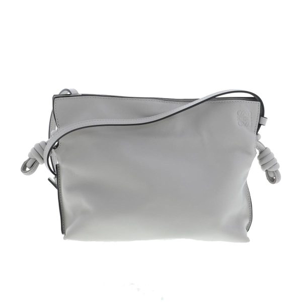 1240004025166 1 Loewe Flamenco Clutch Mini Bag Shoulder Messenger Bag Gray