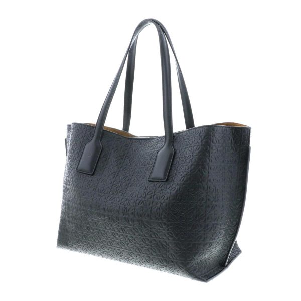 1240004027683 2 Loewe Anagram T Shopper Tote Bag Navy Leather