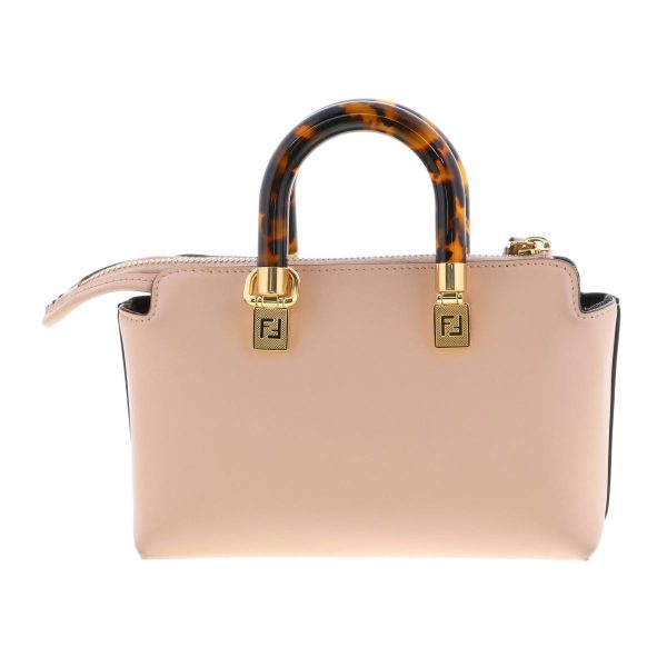 1240004029544 4 Fendi By the Way Mini Bag Shoulder Messenger Bag Pink Café Leather