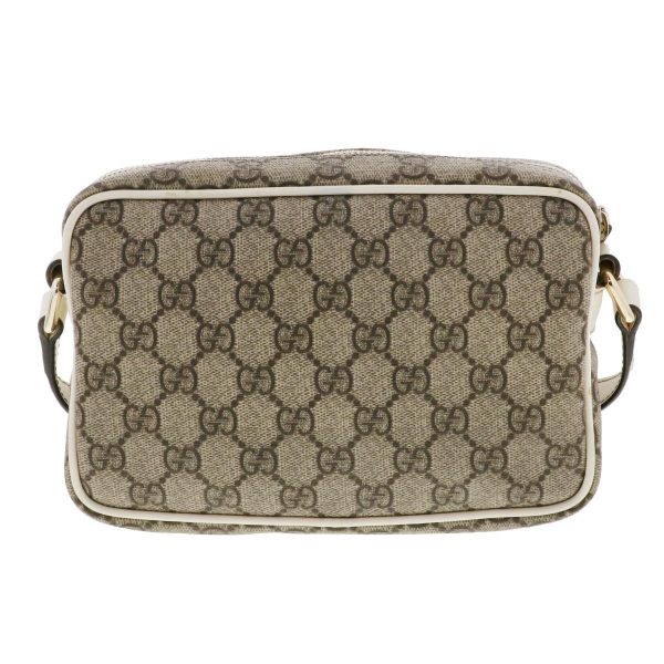 1240004029720 3 Gucci GG Supreme Shoulder Messenger Bag Beige