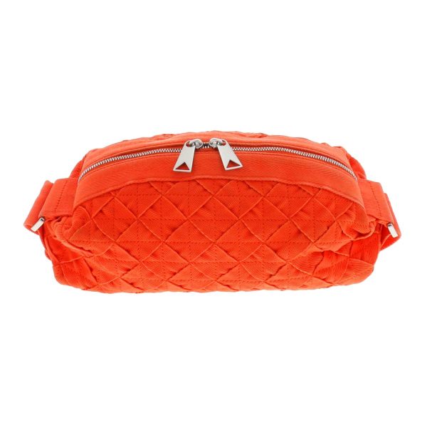 1240004030261 4 Bottega Veneta Intrecciato Waist Body Bag Orange