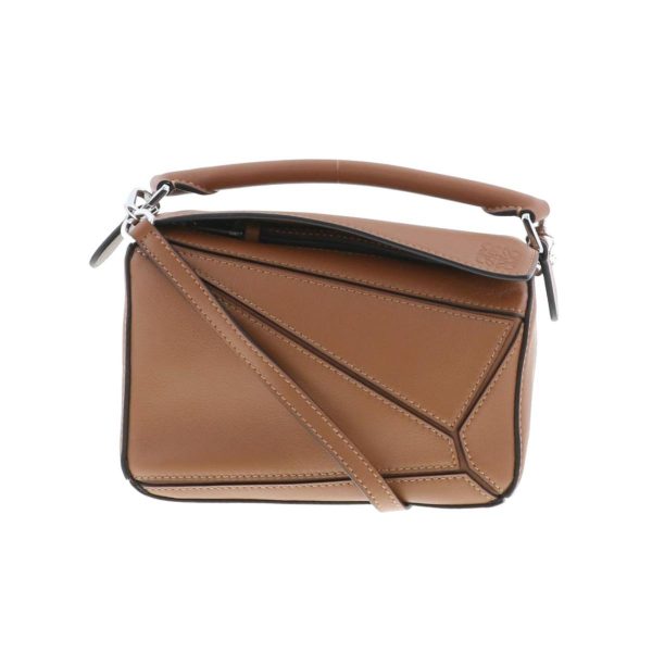 1240005024054 1 Loewe Puzzle Bag Mini Bag Shoulder Messenger Bag Brown