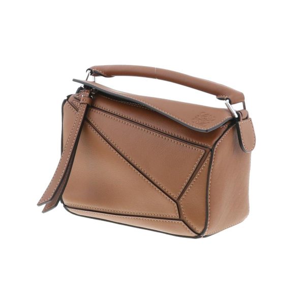 1240005024054 2 Loewe Puzzle Bag Mini Bag Shoulder Messenger Bag Brown