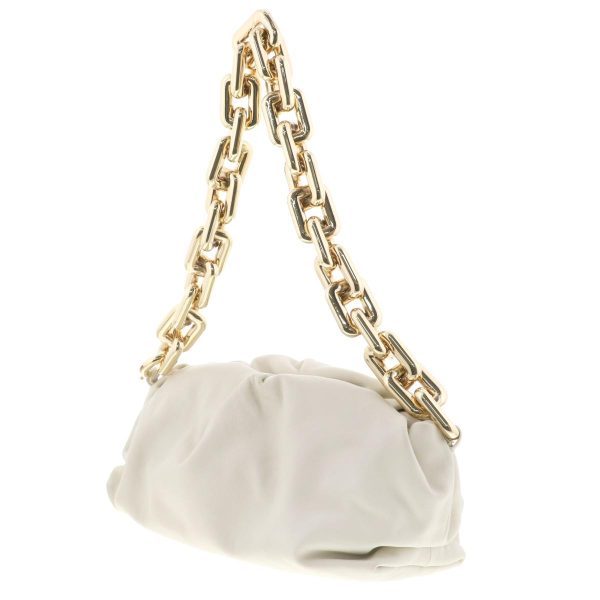 1240005026862 2 Bottega Veneta The Chain Pouch Shoulder Messenger Bag Ivory