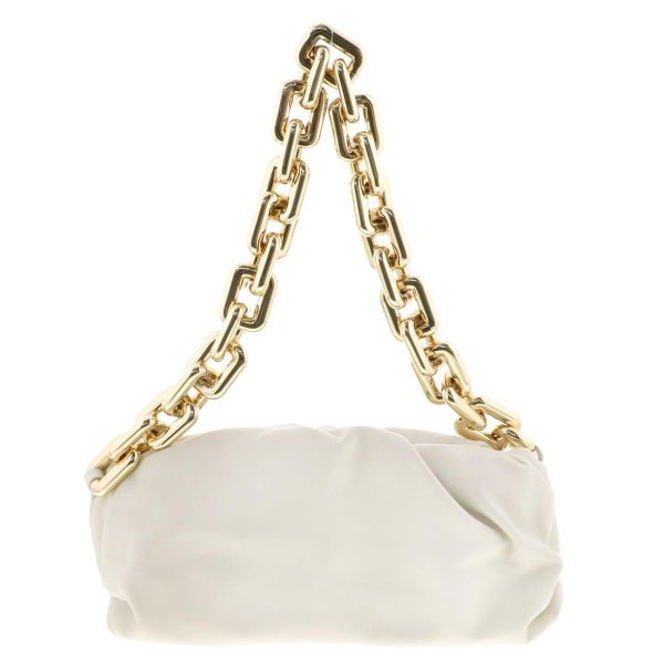 1240005026862 4 Bottega Veneta The Chain Pouch Shoulder Messenger Bag Ivory