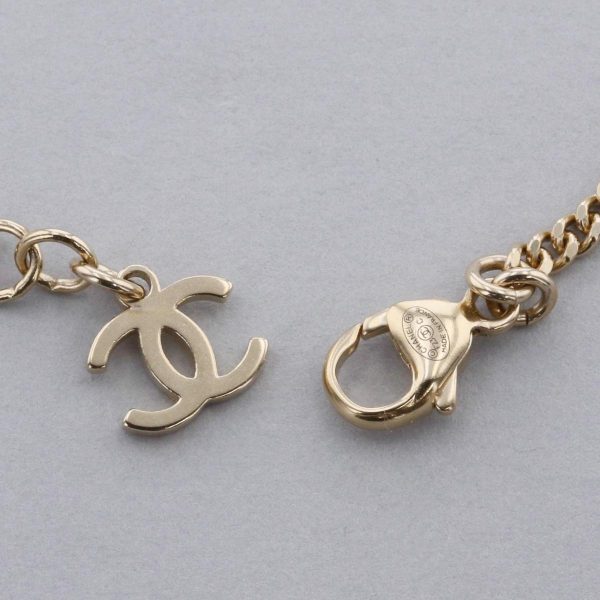 1240005027146 4 Chanel Coco Mark Heart Bracelet Brand Jewelry Bangle Anklet Gold