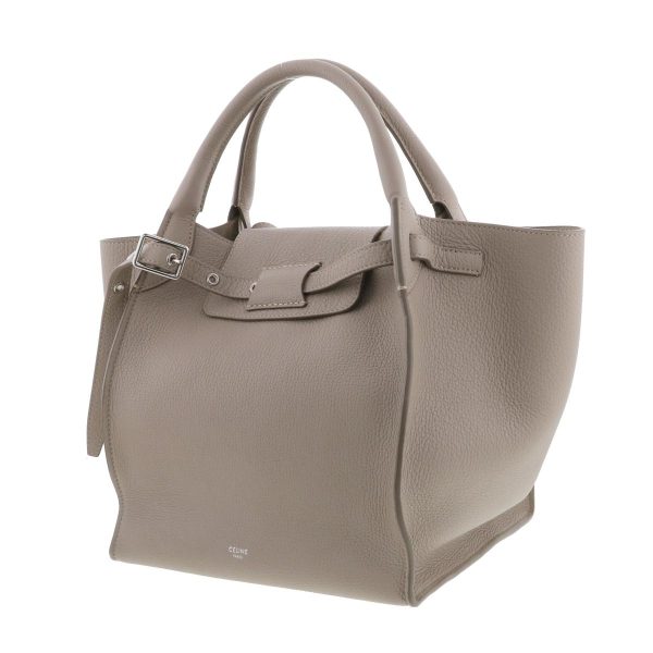 1240005027359 2 Celine Small Handbag Big Bag Beige Calfskin