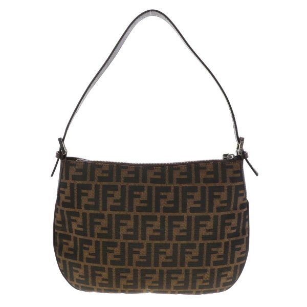 1240007025382 4 Fendi Brown Soccer Shoulder Messenger Bag Canvas