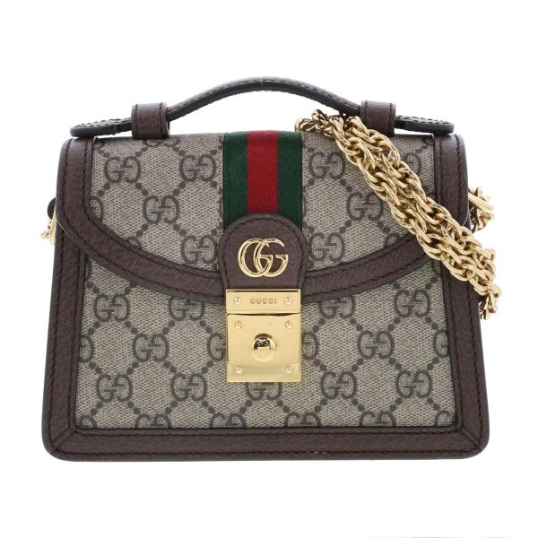 1240007026024 1 Gucci Brown Ophidia GG Supreme 2way Shoulder Bag Messenger Bag