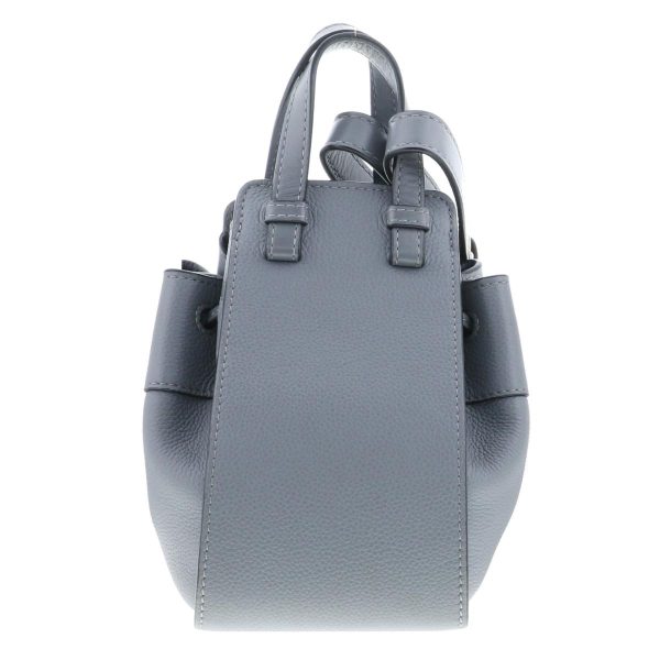 1240009003849 3 Loewe Gray Hammock Drawstring Bag Mini Bag Messenger Bag Leather