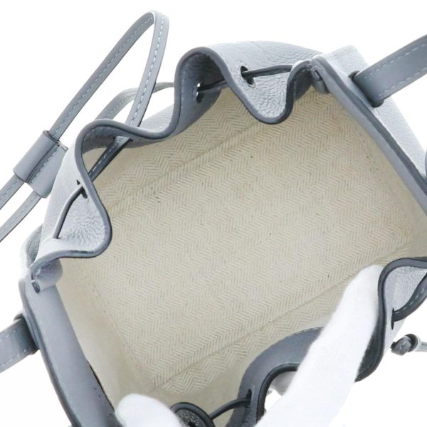 1240009003849 6 Loewe Gray Hammock Drawstring Bag Mini Bag Messenger Bag Leather