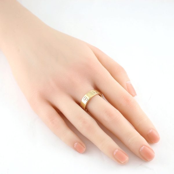 2 Cartier Love Ring Ring 16 18k Unisex Gold