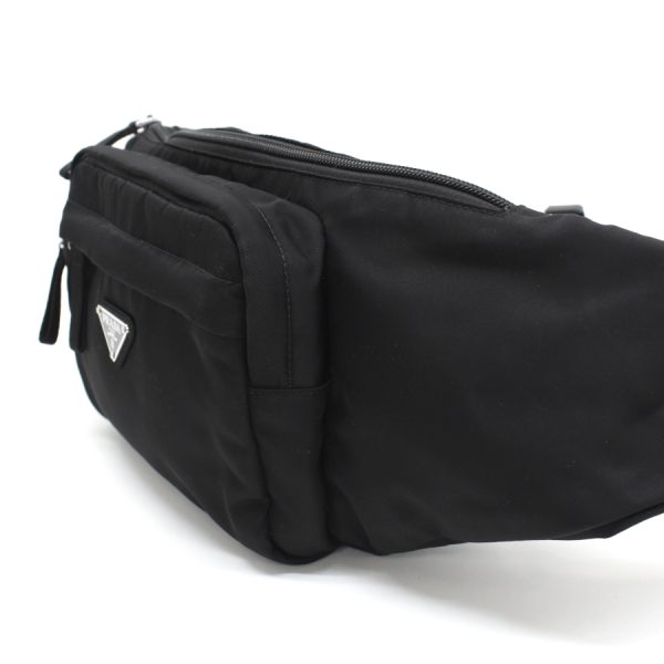 2 Prada Body Bag Belt Bag Tesuto Nylon Nero Black