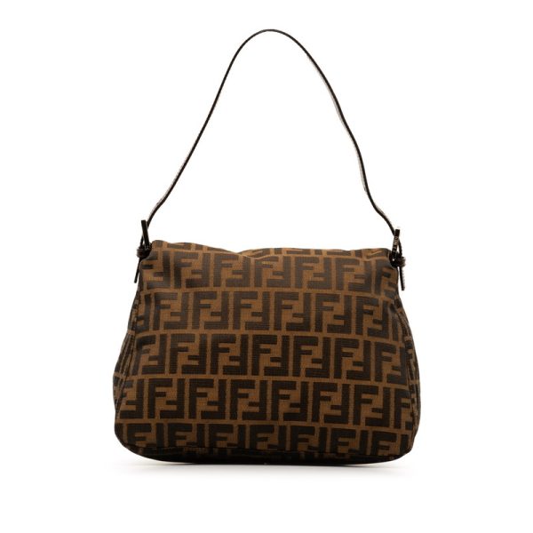 2 Fendi Zucca Mamma Bucket Shoulder Bag Brown