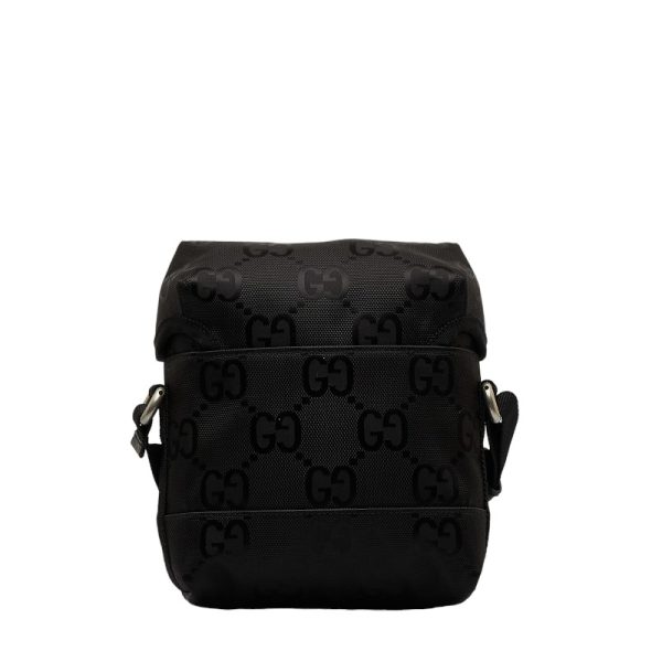 2 Gucci Off the Grid GG Nylon Shoulder Bag Black