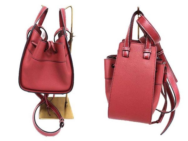 2 Loewe Mini Hammock Popular Leather Diagonal Bag Red