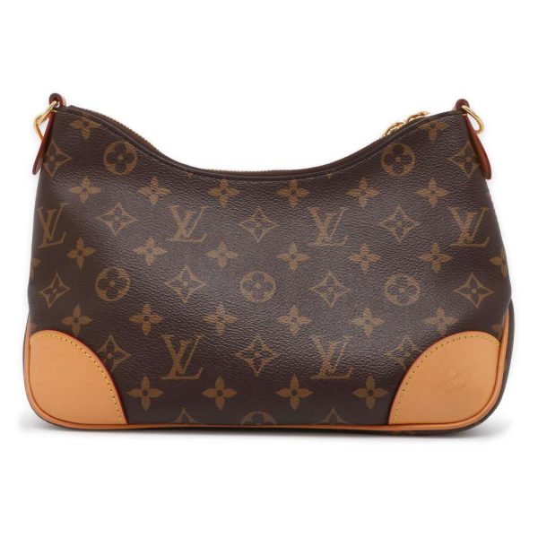 2 Louis Vuitton Shoulder Bag Monogram Boulogne NM Brown