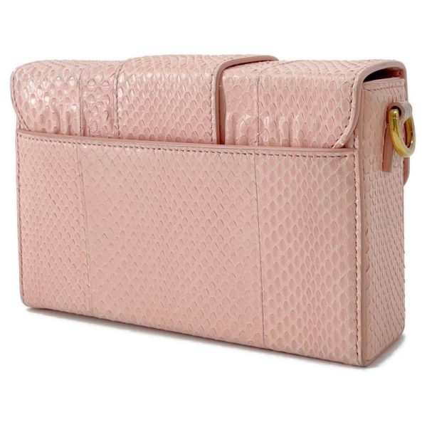 2 Christian Dior Shoulder Bag Montaigne Python Pink