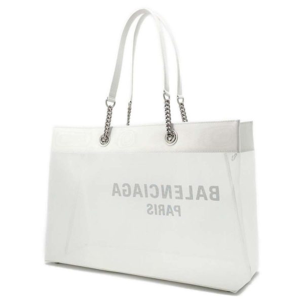 2 Balenciaga Tote Bag Duty Free Large Mesh White