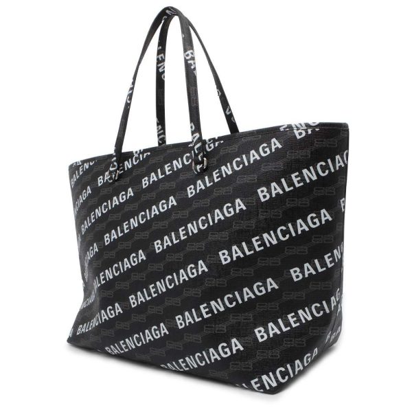 2 Balenciaga Tote Bag Signature Large Black