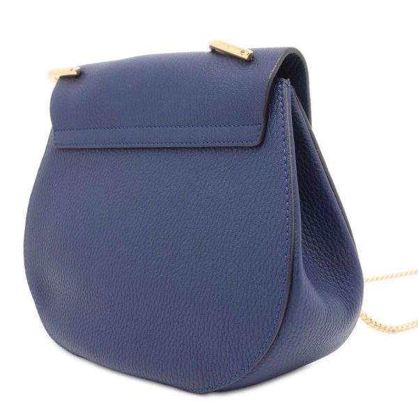 2 Chloe Chain Shoulder Bag Drew Chloe Bag Navy