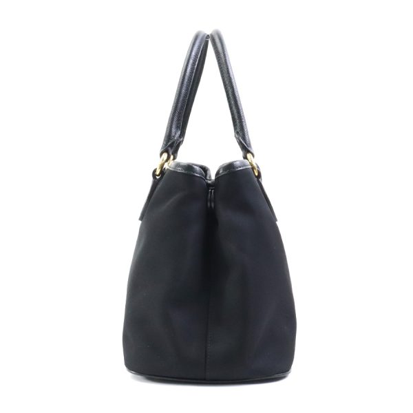 2 Prada Handbag Crossbody Shoulder Bag NylonLeather Black