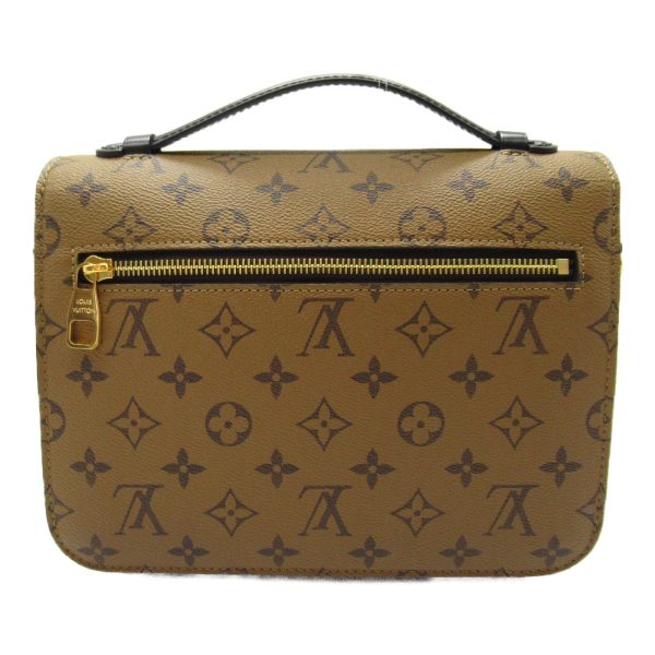 2 Louis Vuitton Pochette Metis MM Shoulder Bag Brown